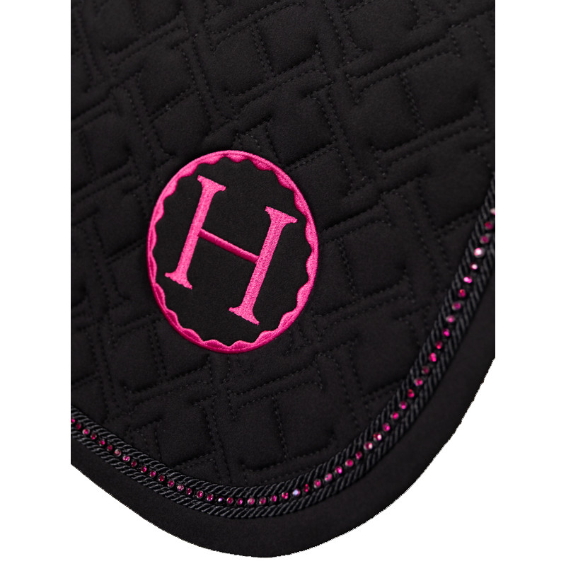 Tapis de selle Saphir poney Octobre Rose Harcour