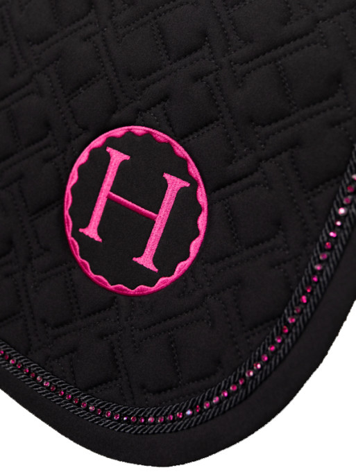 Tapis de selle Saphir poney Octobre Rose Harcour