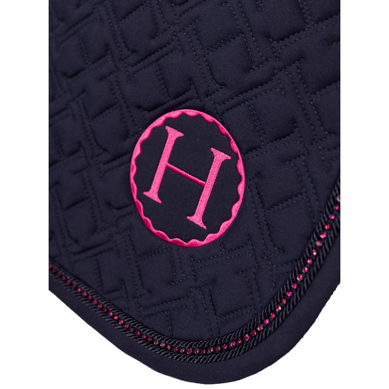 Tapis de selle Saphir poney Octobre Rose Harcour