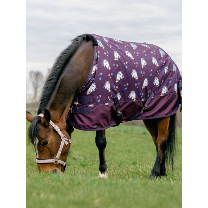 Couverture d'extérieur 220g 600D Licorne Equi-Thème