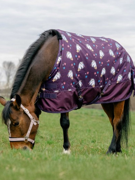 Couverture d'extérieur 220g 600D Licorne Equi-Thème