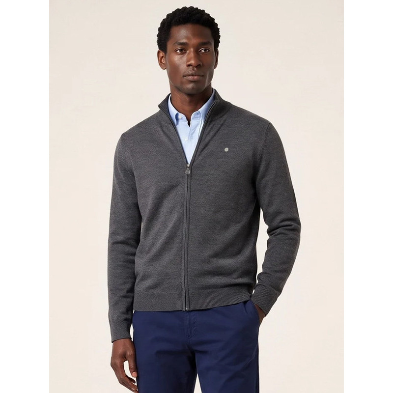 Gilet mérinos zip FW26 Serge Blanco