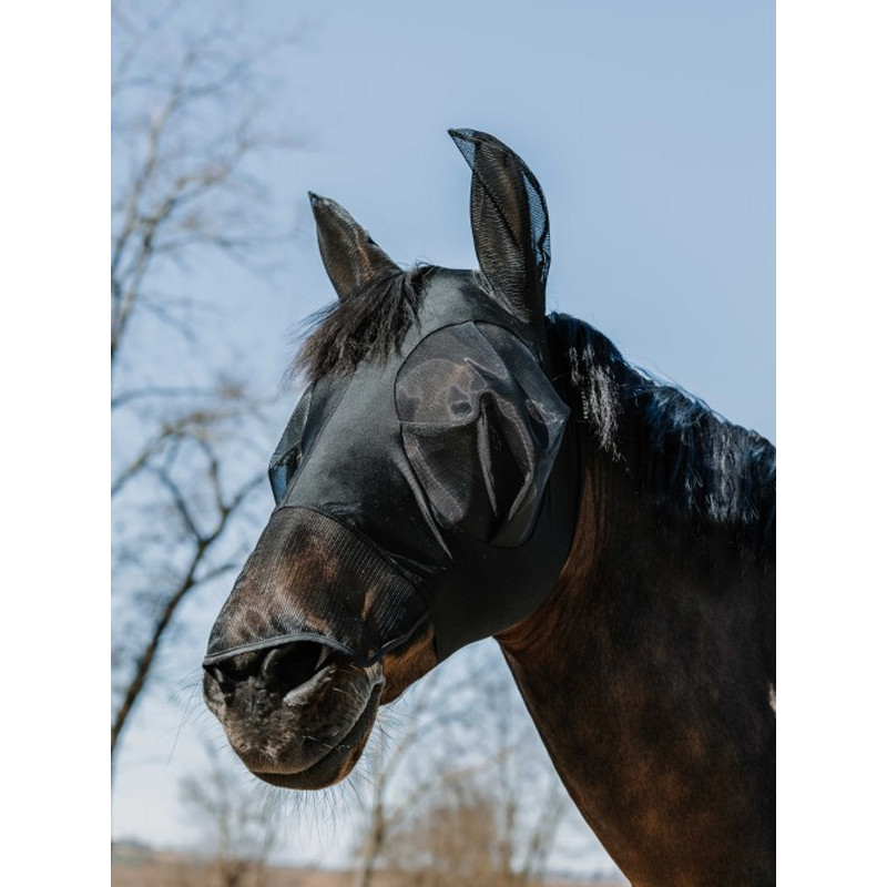 Masque anti-mouches anti-UV Lycra+Nez Equi-Thème