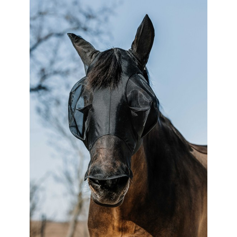 Masque anti-mouches anti-UV Lycra+Nez Equi-Thème
