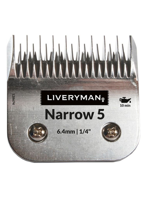 Peigne Narrow Skip Tooth 5-6.4mm Liveryman