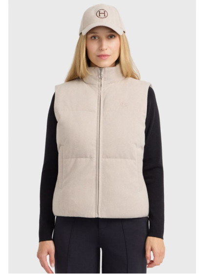 Gilet sans manches Colombe FW26 Harcour - Chevrons