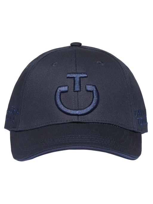 Casquette Logo Coton Cavalleria Toscana bleu marine