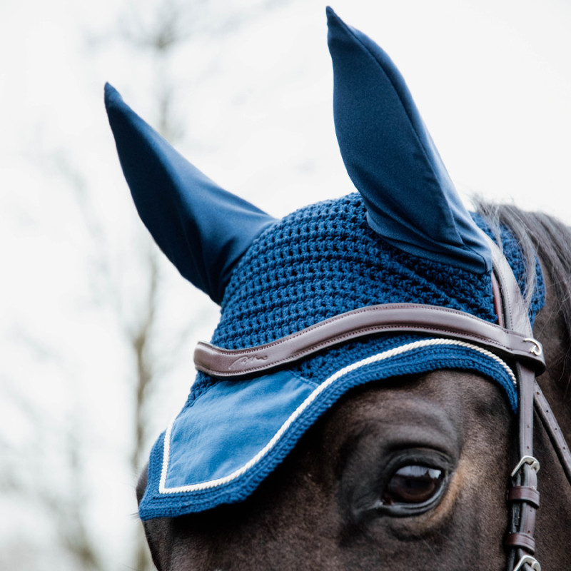Bonnet Wellington Basic Velvet bleu marine Kentucky