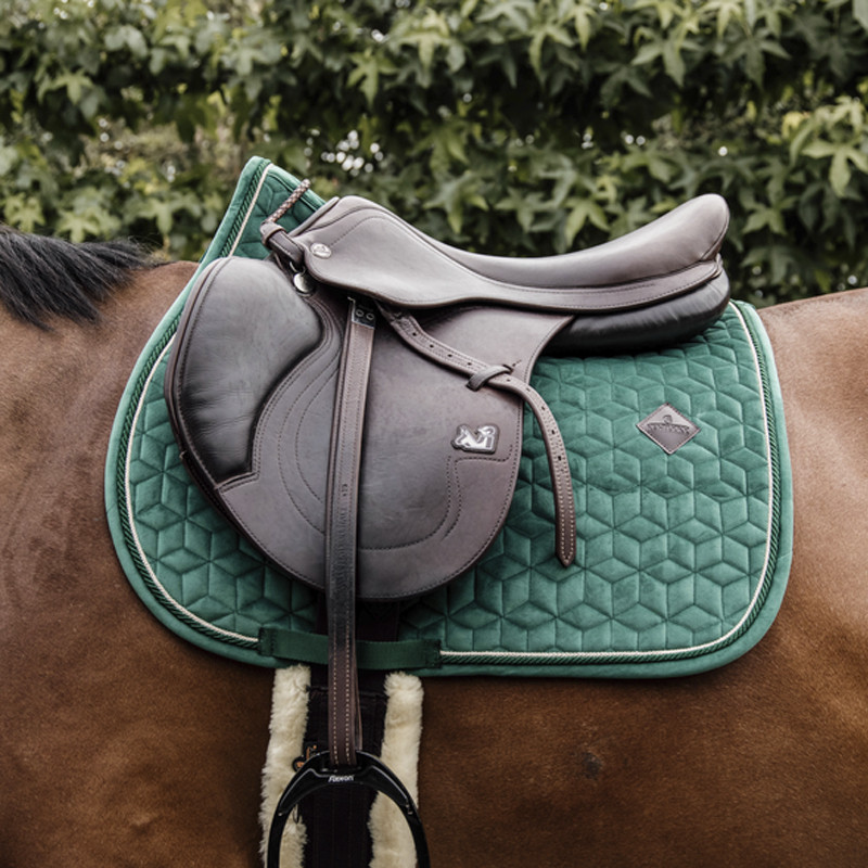 Tapis de selle Velvet Jumping Emeraude Kentucky