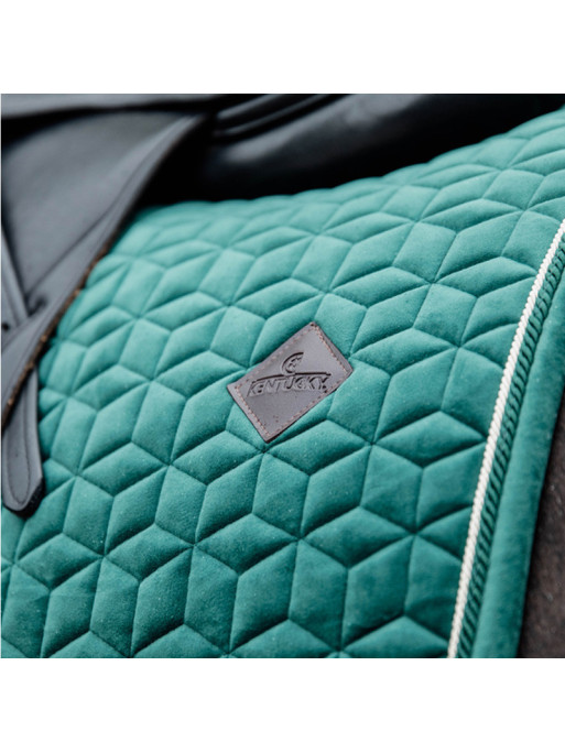 Tapis de selle Velvet Dressage Emeraude Kentucky Tapis de selle Velvet Dressage Emeraude Kentucky
