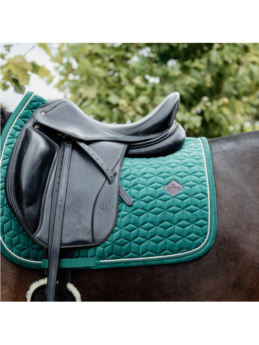 Tapis de selle Velvet Dressage Emeraude Kentucky Tapis de selle Velvet Dressage Emeraude Kentucky