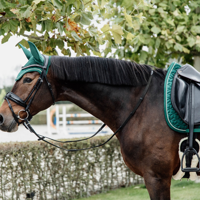 Tapis de selle Velvet Dressage Emeraude Kentucky