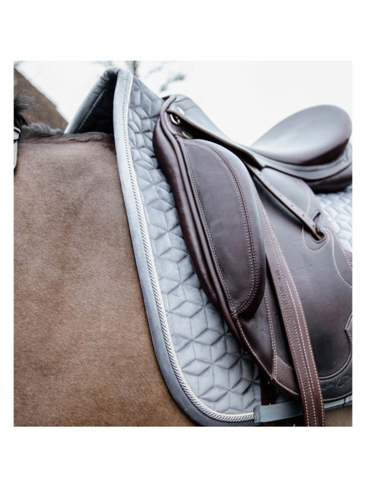 Tapis de selle Basic Velvet Dressage bleu marine Kentucky Tapis de selle Basic Velvet Dressage bleu marine Kentucky
