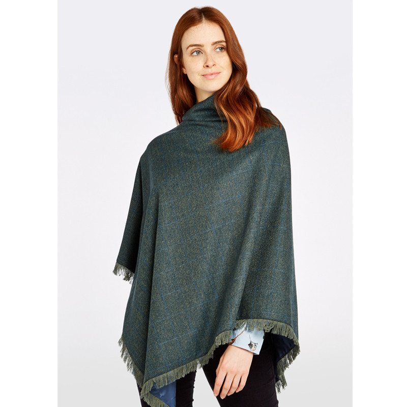 Poncho en tweed Hazelwood Dubarry