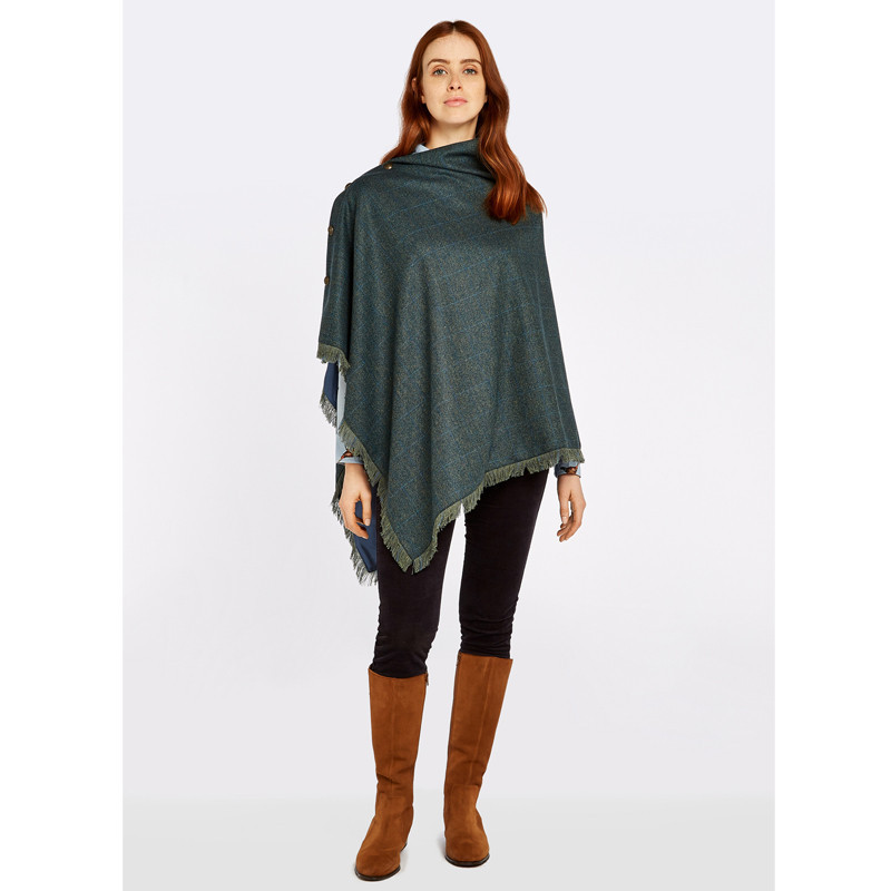Poncho en tweed Hazelwood Dubarry