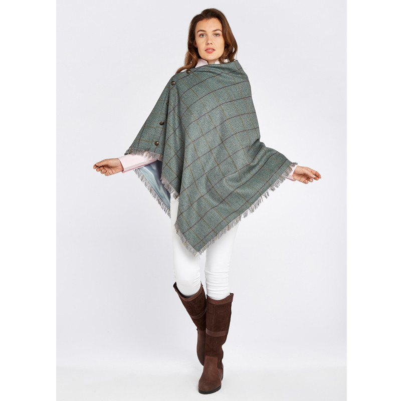 Poncho en tweed Hazelwood Dubarry