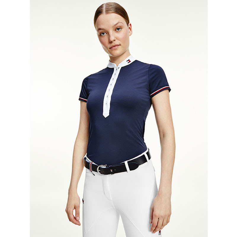 Polo de concours à manches courtes femme Tommy Hilfiger Equestrian