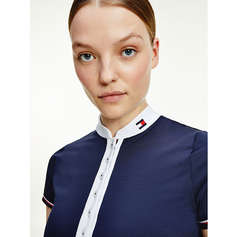 Polo de concours à manches courtes femme Tommy Hilfiger Equestrian
