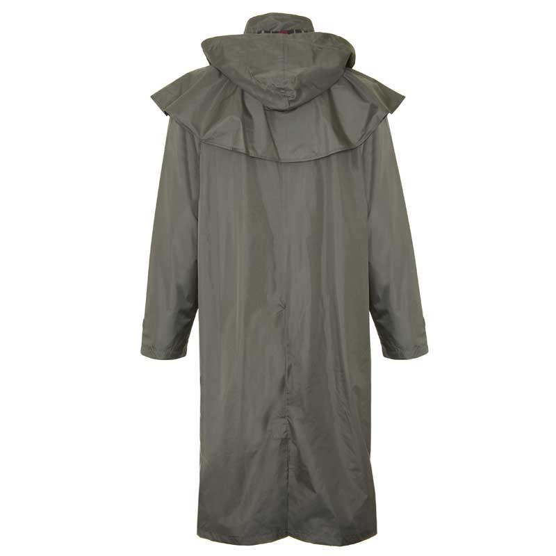 Imperméable d'équitation Highgrove LoverGreen kaki arrière