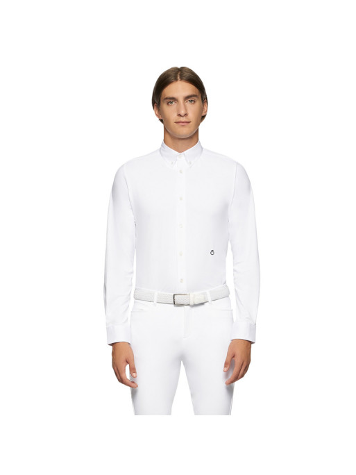 Chemise de concours boutonnée manches longues Cavalleria Toscana Chemise de concours boutonnée manches longues Cavalleria Toscana