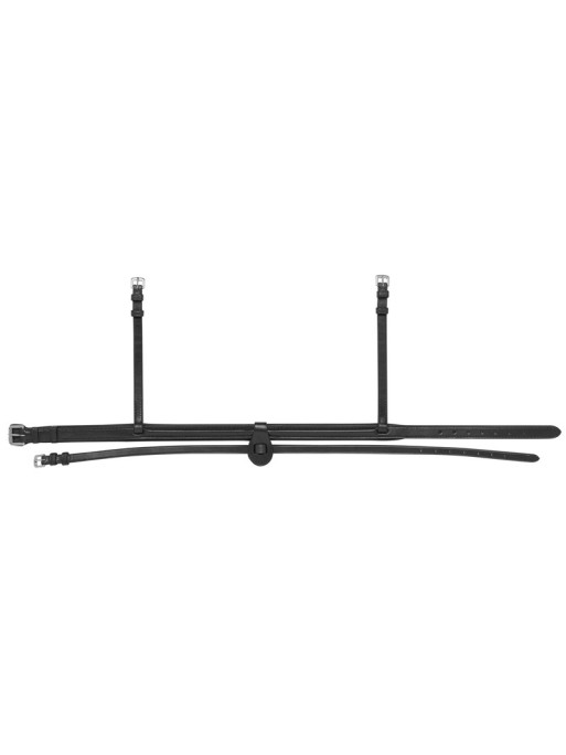 Muserolle combinée avec noseband amovible Equiline noir