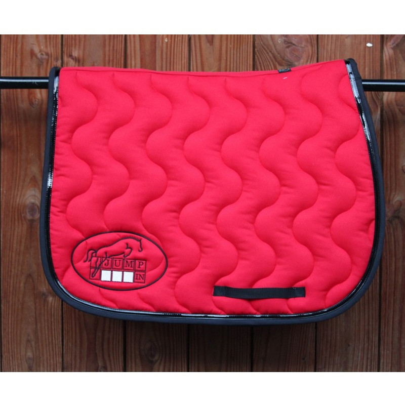 Tapis Jumpad Ecusson Jump'In Rouge et vernis noir 1