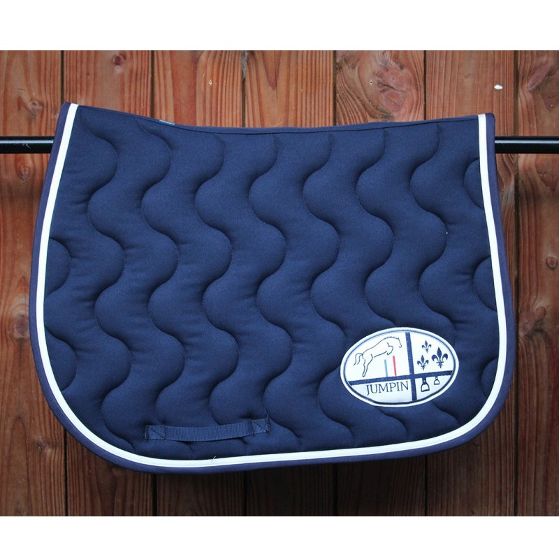 Tapis Jumpad Ecusson Jump'In Marine et blanc 1