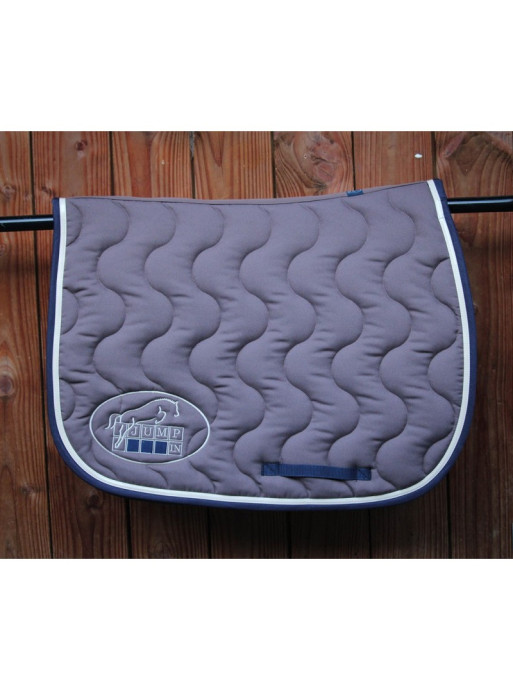 Tapis Jumpad Ecusson Jump'In Taupe et marine 2 Tapis Jumpad Ecusson Jump'In Taupe et marine 2