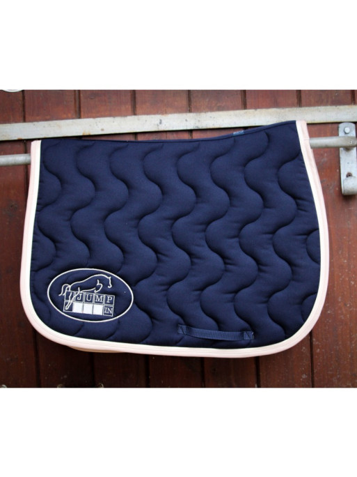 Tapis Jumpad Ecusson Jump'In Marine et beige 2