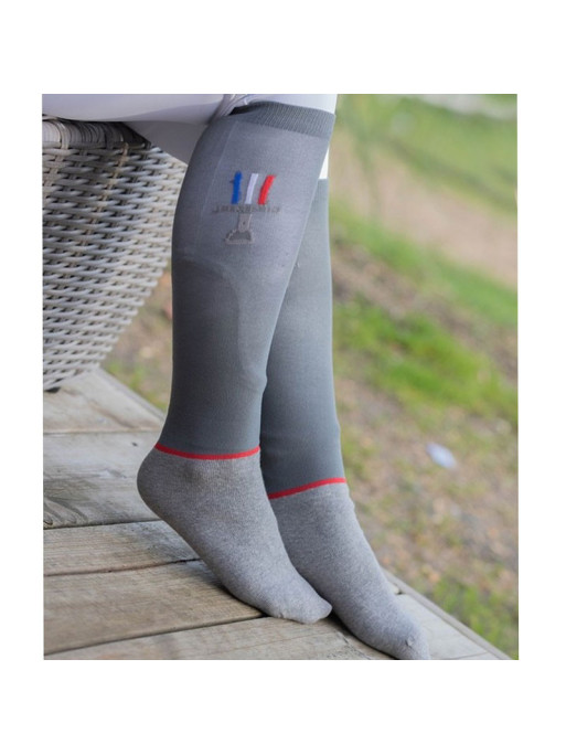 Chaussettes France homme Jump'In gris Chaussettes France homme Jump'In gris