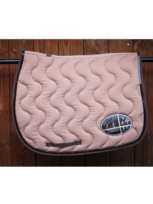 Tapis Jumpad Ecusson Jump'In Beige et choco 1 Tapis Jumpad Ecusson Jump'In Beige et choco 1