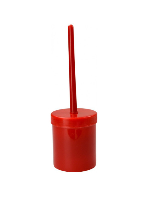 Pinceau pour sabot avec pot Hippo-tonic rouge