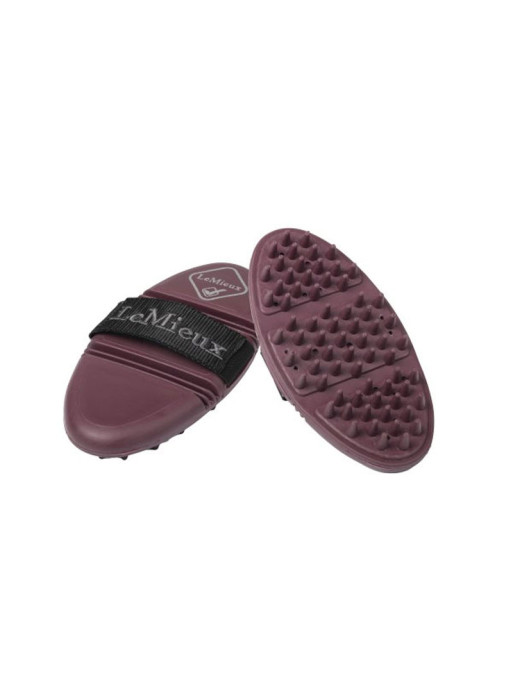 Brosse de massage Flexi LeMieux bordeaux Brosse de massage Flexi LeMieux bordeaux