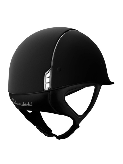 Casque Shadowmatt 5 cristaux swarovski noir arrière Casque Shadowmatt 5 cristaux swarovski noir arrière