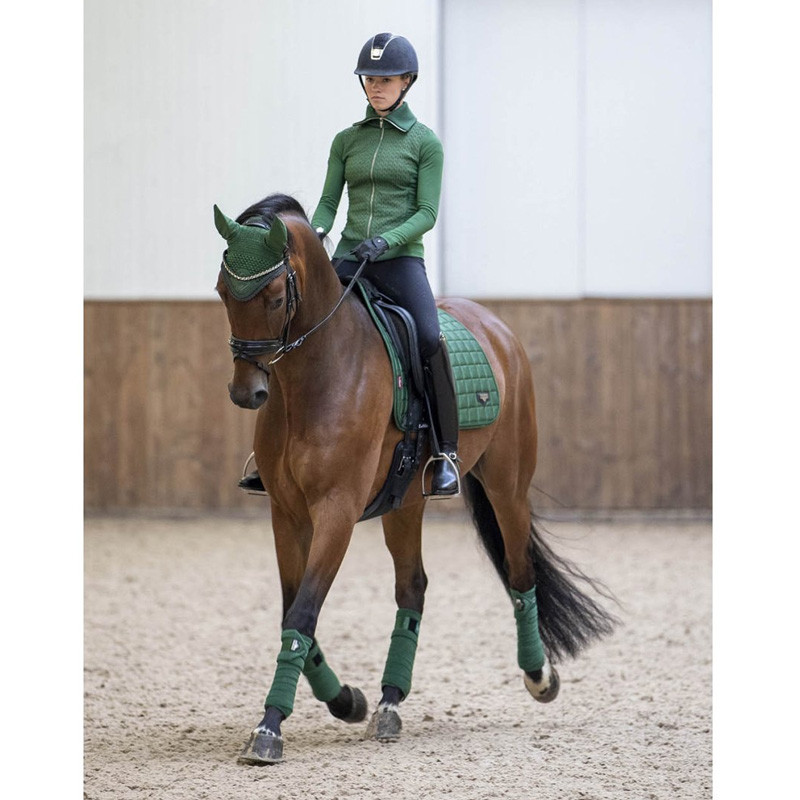 Bandes de polo Loire Satin vert foncé 1
