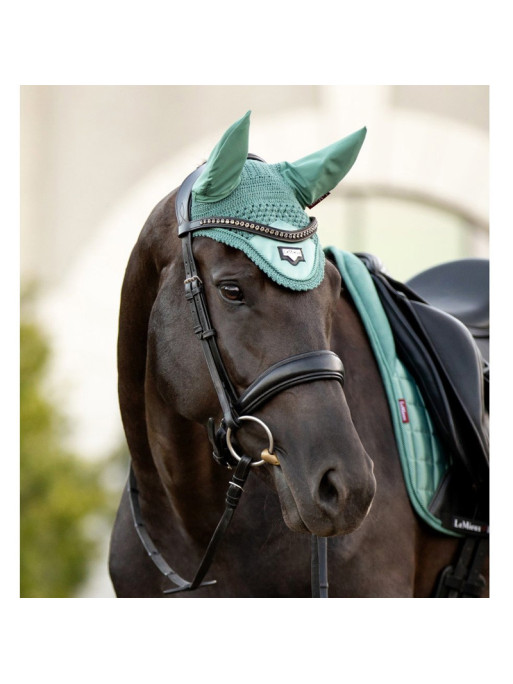 Bonnet cheval Loire Satin Lemieux sauge 1 Bonnet cheval Loire Satin Lemieux sauge 1