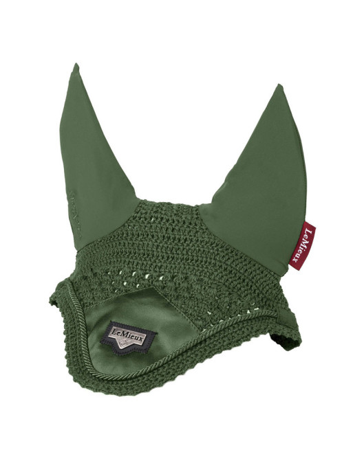 Bonnet cheval Loire Satin Lemieux vert foncé Bonnet cheval Loire Satin Lemieux vert foncé