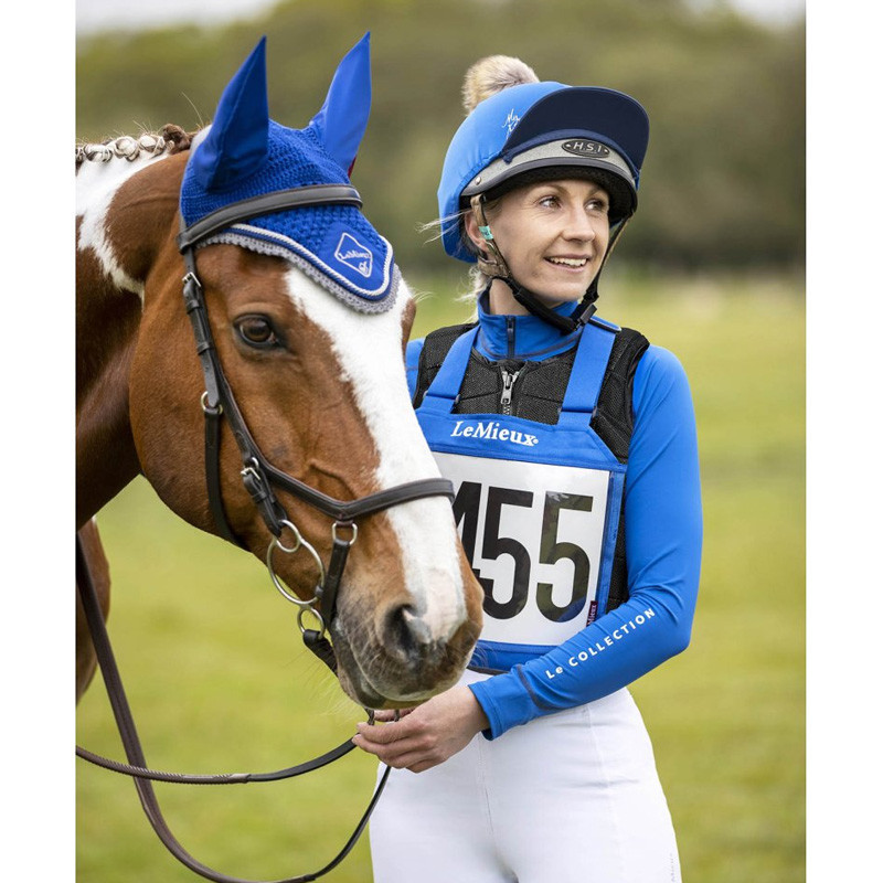Dossard de compétition LeMieux bleu roi 1