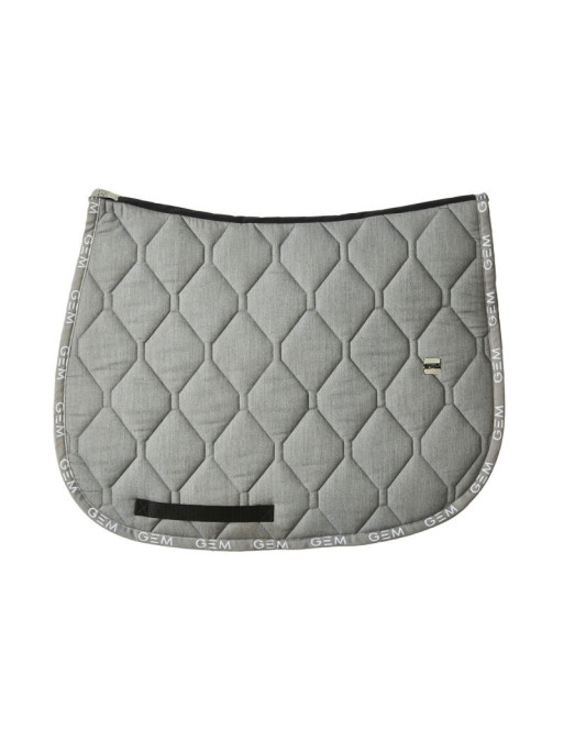 Tapis de selle Love GEM Obstacle GEM gris Tapis de selle Love GEM Obstacle GEM gris