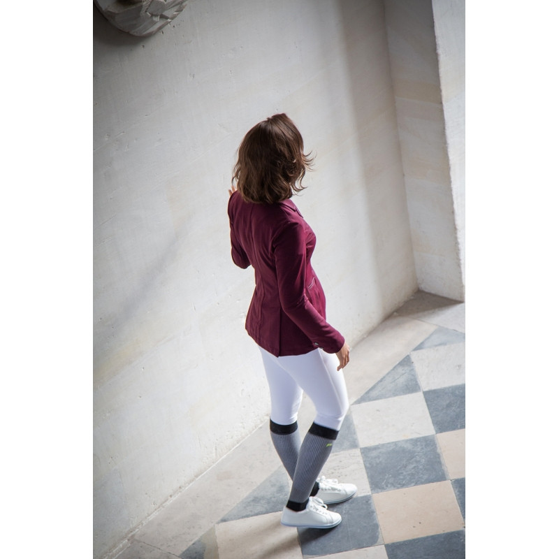 Veste de concours Paris Air Soft Enfant Pénélope prune dos