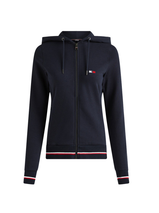 Veste sweat à fermeture éclair Tommy Hilfiger Equestrian marine Veste sweat à fermeture éclair Tommy Hilfiger Equestrian marine
