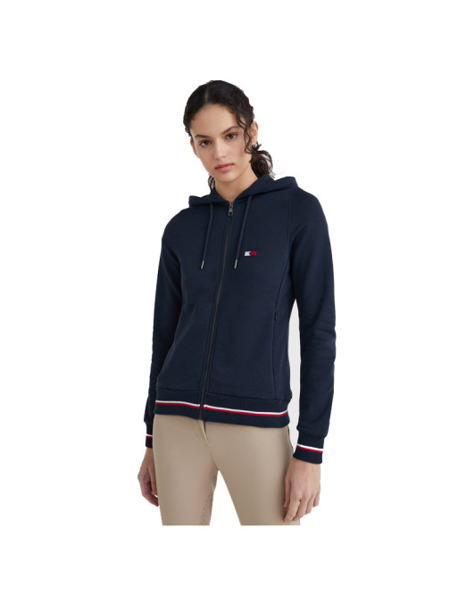 Veste sweat à fermeture éclair Tommy Hilfiger Equestrian marine 1 Veste sweat à fermeture éclair Tommy Hilfiger Equestrian marine 1
