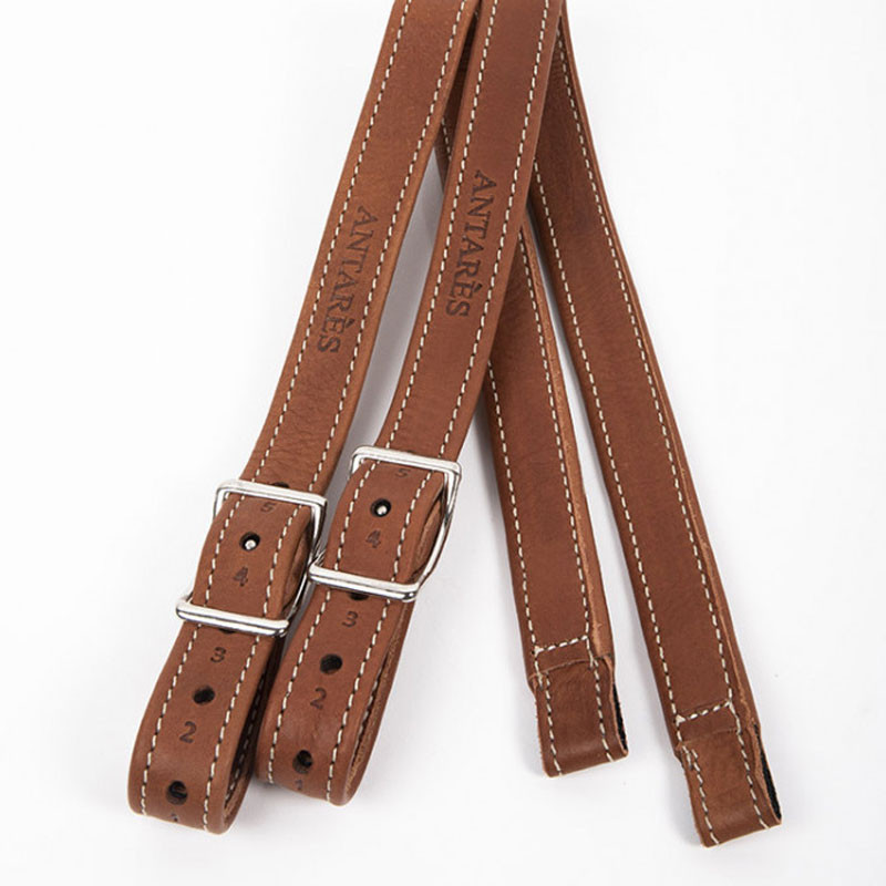 Etrivières de dressage Antarès marron 1