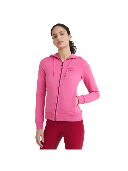 Veste à fermeture éclair Hoody Tommy Hilfiger Equestrian rose 1 Veste à fermeture éclair Hoody Tommy Hilfiger Equestrian rose 1