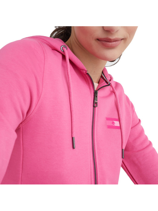 Veste à fermeture éclair Hoody Tommy Hilfiger Equestrian rose logo Veste à fermeture éclair Hoody Tommy Hilfiger Equestrian rose logo
