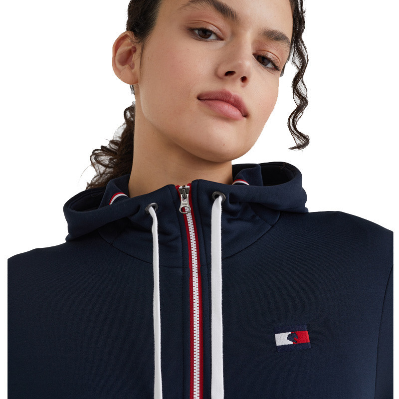 Veste d'entrainement unicolor Tommy Hilfiger Equestrian marine zoom
