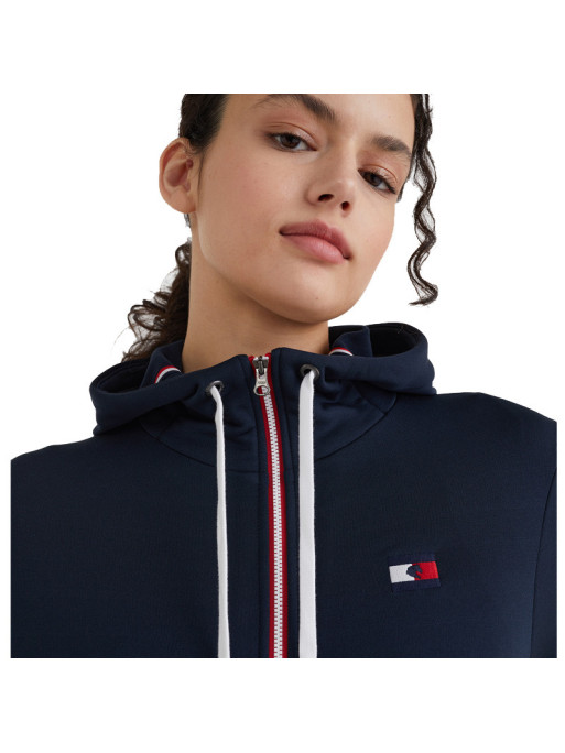 Veste d'entrainement unicolor Tommy Hilfiger Equestrian marine zoom