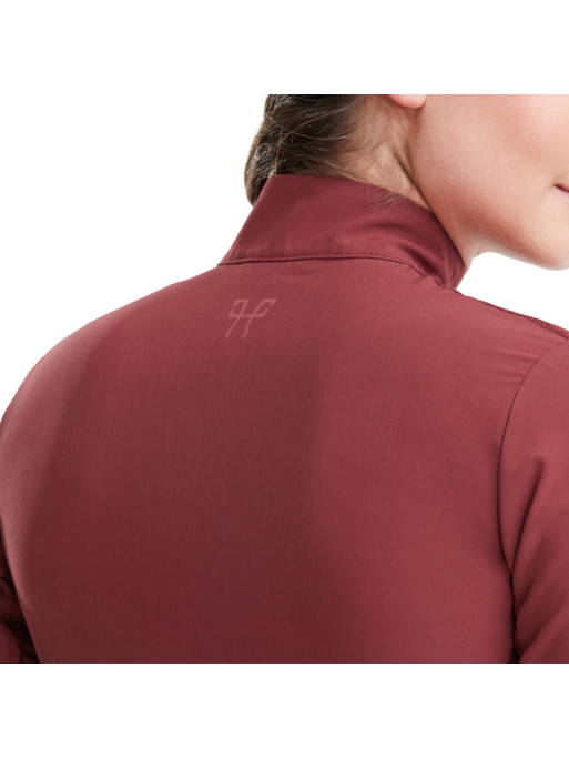 Polo Sunset 2022 Femme Horse Pilot dark red logo Polo Sunset 2022 Femme Horse Pilot dark red logo