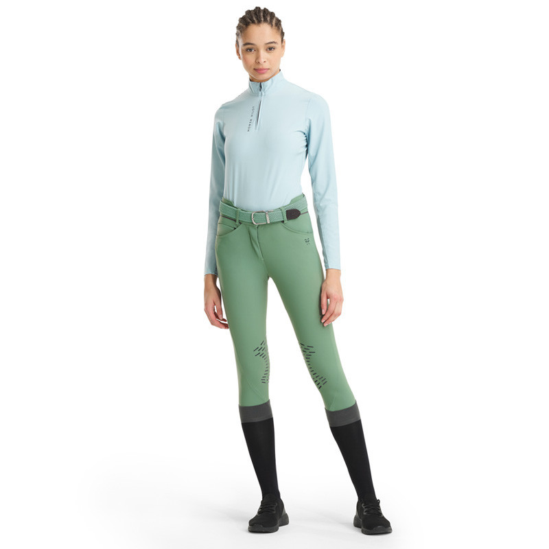 Polo Sunset 2022 Femme Horse Pilot stone blue face