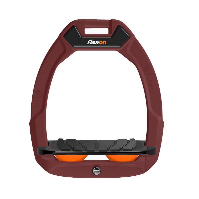 Etriers Safe-On Incliné Gripp Flex-On cadre bordeaux